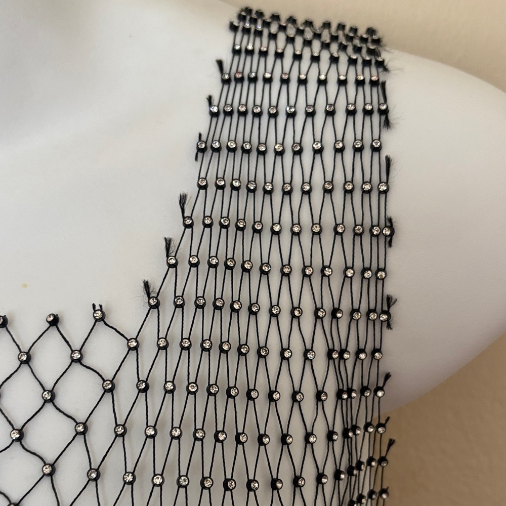 Lulu's Black Mesh Maxi Dress - Picture 4 of 5